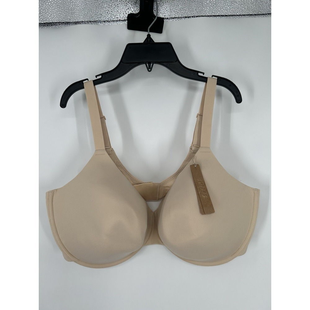 Skims‎ Fits Everybody T Shirt Bra Sand Underwire Padded Tan Beige Size 44DDDD